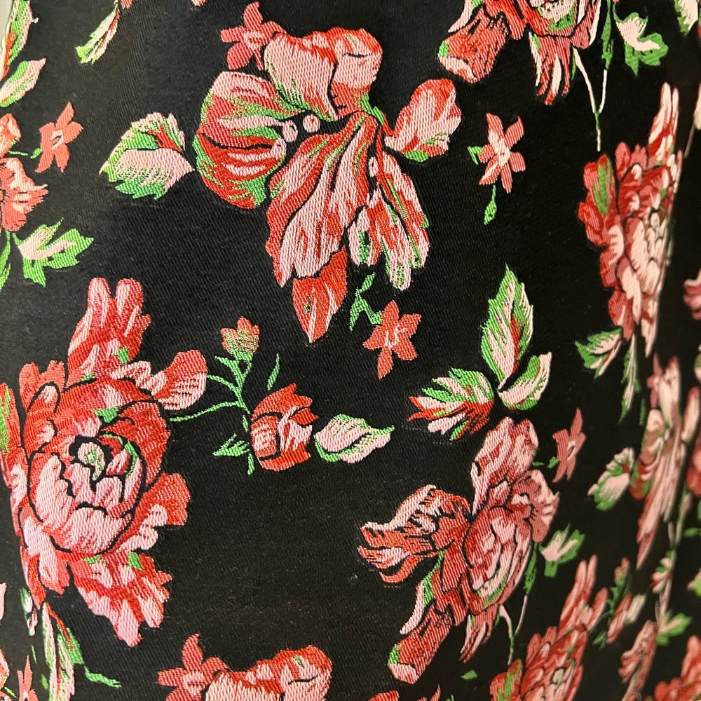 Floral Patterned mink pink dress
